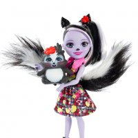 Кукла Enchantimals Doll Animal Sage Skunk & Caper / Енчантималс - Кукла и Скункс, снимка 6 - Кукли - 28913210