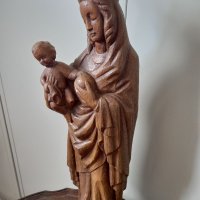 Статуя Богородица с Младенеца, снимка 3 - Статуетки - 39537825