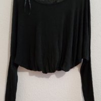 Комплект панталон и блуза от вискоза в черно, снимка 8 - Комплекти - 37894355