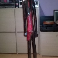 афро мъж-дървена фигура-92см-5кг-внос швеицария, снимка 9 - Колекции - 26377075