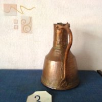 ИБРИК стари съдове за течности,ръчно изковани и орнаментирани., снимка 10 - Антикварни и старинни предмети - 37804914