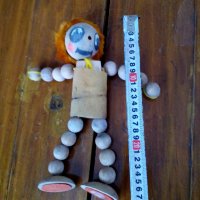 Стара дървена кукла, снимка 3 - Други ценни предмети - 27453635