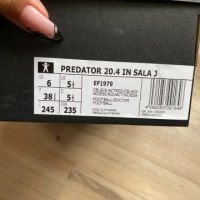 Оригинални нови маратонки ADIDAS Predator 20.4 In Sala J !37,38 н, снимка 3 - Футбол - 37461038