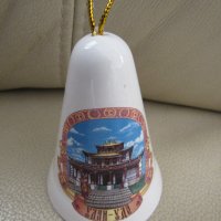  Порцеланова камбанка-8 см-сувенир от Улан Уде-Русия, снимка 2 - Колекции - 32321058