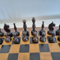 #7 Стар шах ,Шах с табла ,Настолен шах ,настолна игра, шах с табла ,табла , снимка 2 - Шах и табла - 43099064