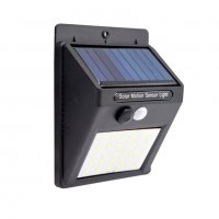 Соларна 30 LED диода лампа-със сензор за движение, снимка 6 - Лед осветление - 33274395