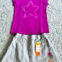 Sisley, Benetton, Breeze, Zara дънки, панталонки, поли, блузки 6-7 г., снимка 11 - Детски комплекти - 40811102