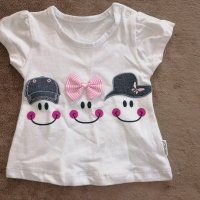Бебешки лот комплект тениска и панталонки + рокличка, снимка 6 - Комплекти за бебе - 43337048
