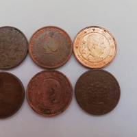 лот от 9 монети от 5 евро-цента 1999-, снимка 4 - Нумизматика и бонистика - 42125310