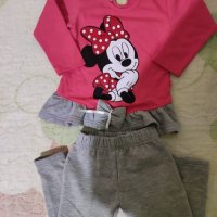  Комплект от блузка и клин Мини маус , снимка 1 - Комплекти за бебе - 43164500