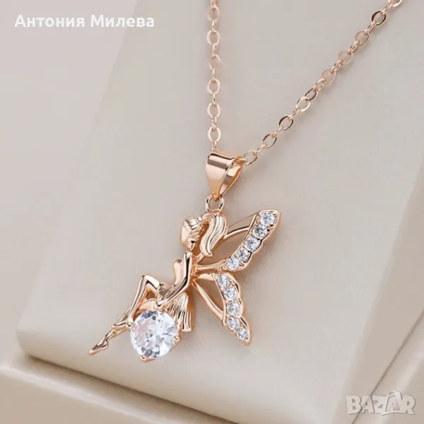 ПРОМОЦИЯ!!! Позлатено колие "Ангелски крила", снимка 1