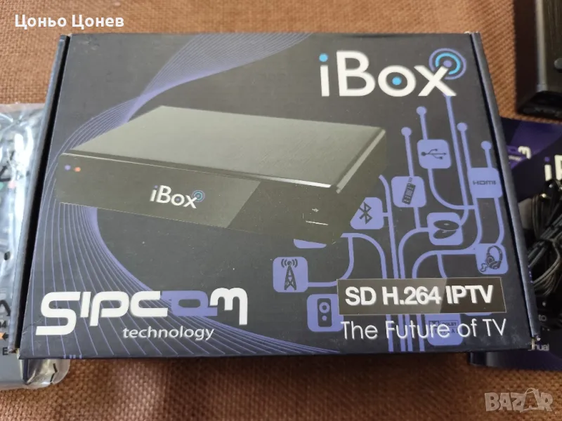 TV box "iBox SIPCOM"-смарт ТВ приемник, снимка 1
