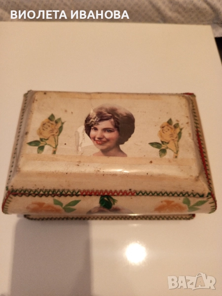 старинна кутия за бижута., снимка 1