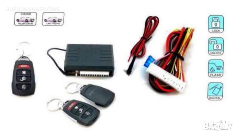 3000054020 Универсален модул централно закл./откл. за автомобил с 2 дистанционни CENT22, снимка 1