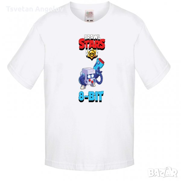Разпродажба! Детска тениска Brawl Stars 8-bit, снимка 1