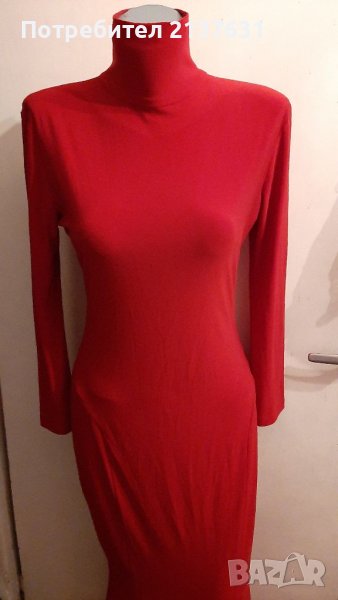 НОВА ! ЕЛЕГАНТНА ДАМСКА ЧЕРВЕНА РОКЛЯ NORMA KAMALLI - Размер М , снимка 1