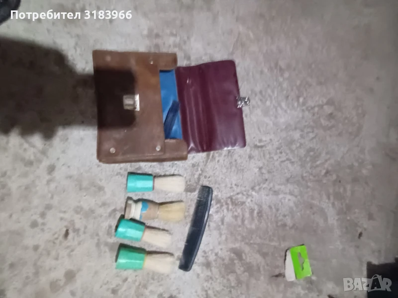 стари бръснарски четки, снимка 1