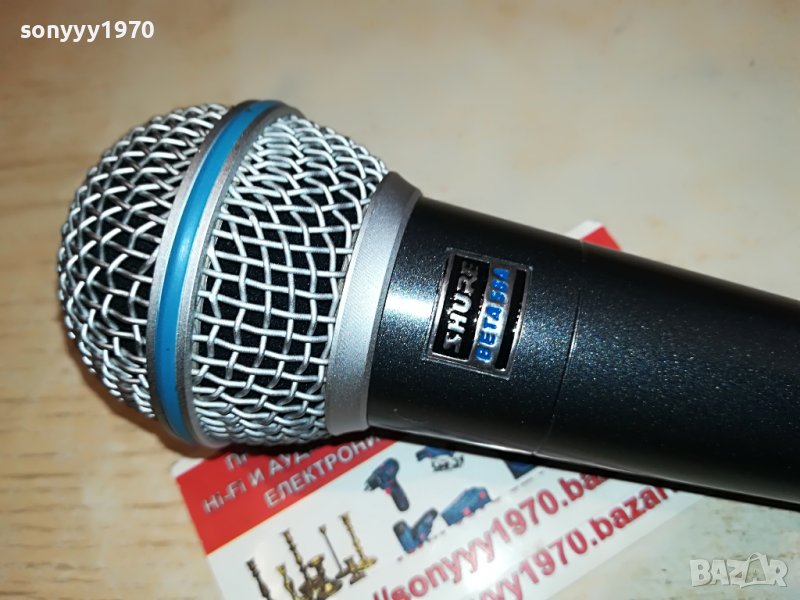 SHURE BETA58A-PROFI MIC-ВНОС SWISS 2705221835, снимка 1