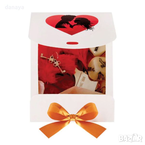 4366 Kомплект “Арестувана за кражба на моето сърце!” с белезници, зарчета и перца, снимка 1