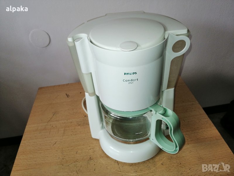 Продавам почти нова кафе машина с кана за 10 кафета Philips, снимка 1