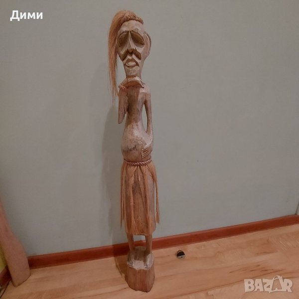 Дървена статуетка, снимка 1