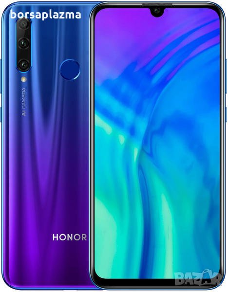 Huawei Honor 20 Lite Dual Sim 128GB - Blue, снимка 1