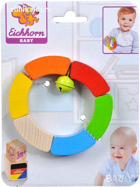 Бебешка играчка кръг Eichhorn 100017039 внос от Германия, снимка 1