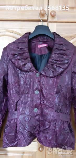 Разкошно Сако Кожено на JUNONA Fashion НОВО! Стилно и Кокетно, снимка 1