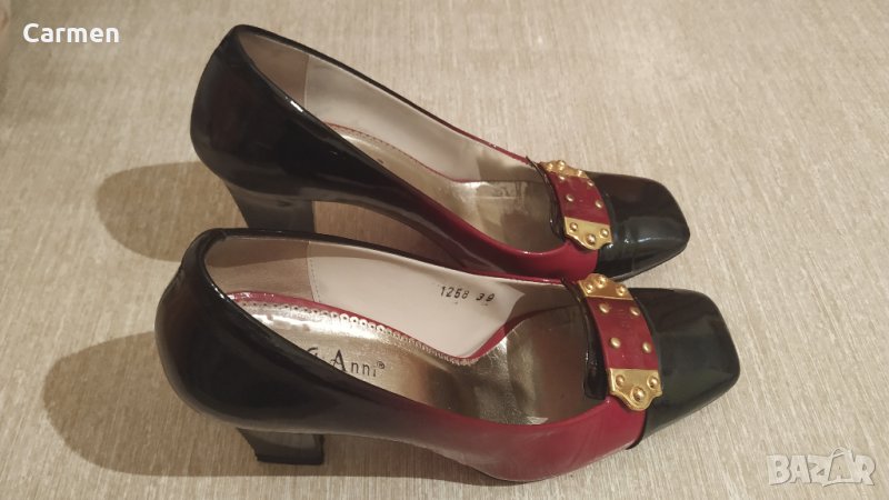 GiAnni италиански дамски обувки на ток, снимка 1