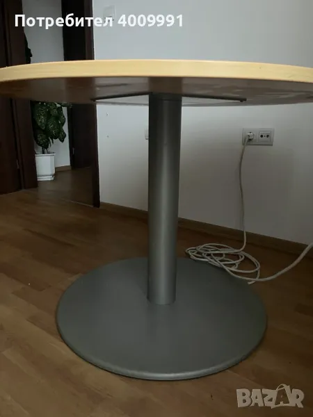 Кръгла маса 100 см диаметър, снимка 1