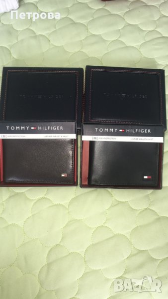 Оригинални мъжки кожени портфейли марка TOMMY, снимка 1