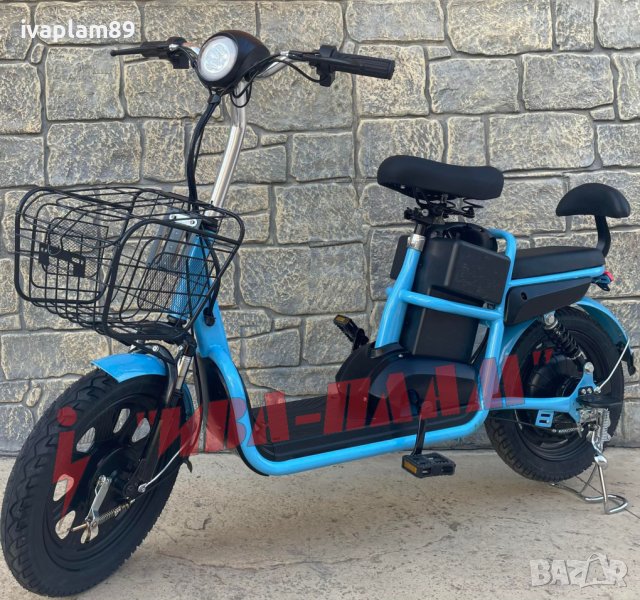 ЕЛЕКТРИЧЕСКИ Велосипед ( скутер) с две седалки-управлява се БЕЗ книжка и регистрация в КАТ, снимка 1
