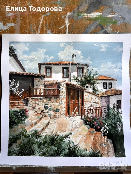Авторски картини –ръчно рисувани пейзажи и натюрморти, снимка 1