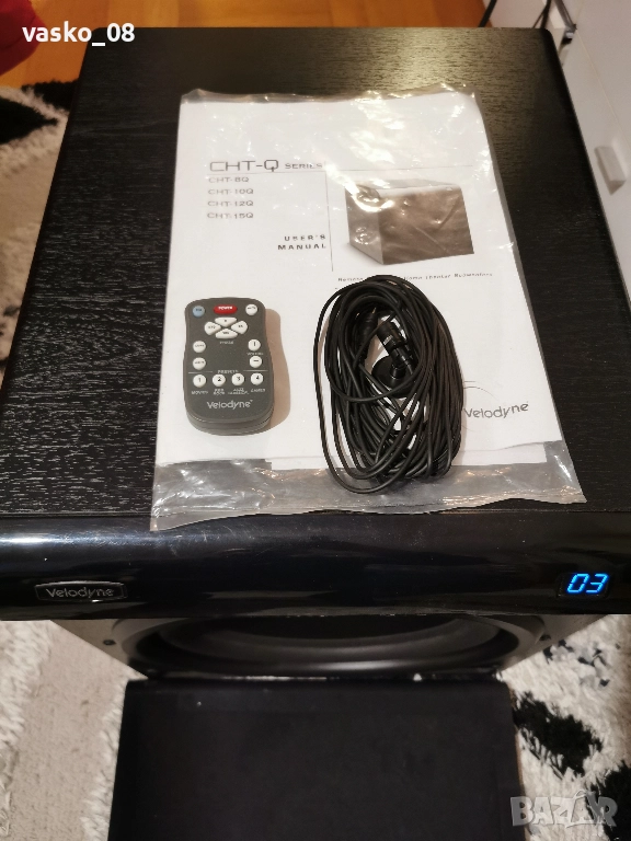Velodyne CHT-12Q суббас, субуфер, снимка 1