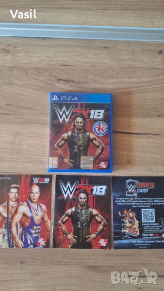 WWE 2K18 🎮 Продавам игри за Sony PlayStation 4 – различни жанрове и заглавия 🎮  , снимка 1