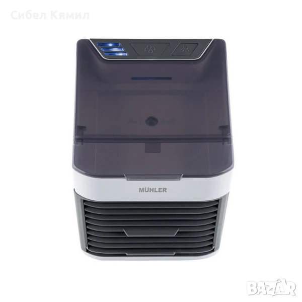 Компактен настолен охладител MUHLER MC-585 с овлажнител, LED светлина и USB захранване, снимка 1