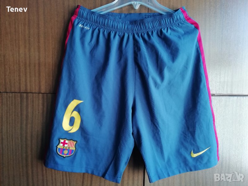 Barcelona Xavi Nike оригинални футболни шорти къси гащи Барселона Шави , снимка 1