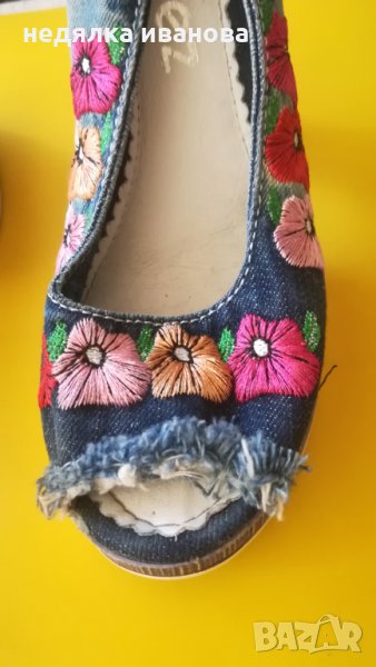 Дънкови сандали, снимка 1