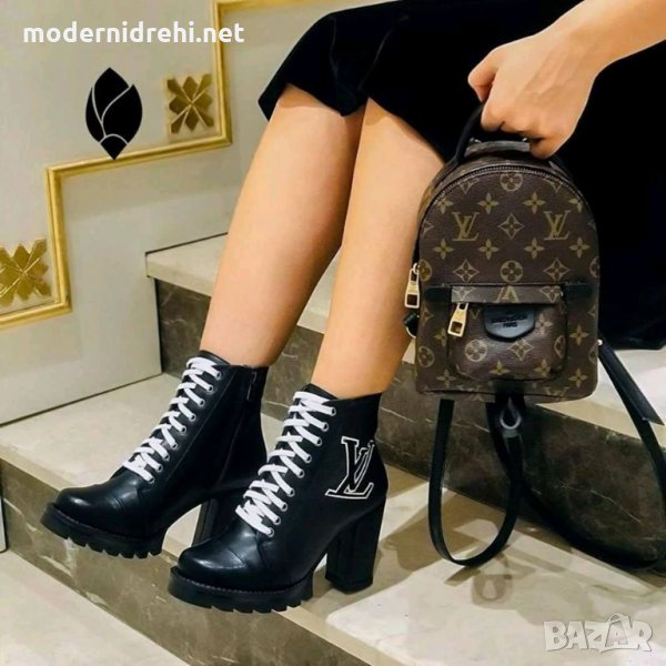 Дамски комплект боти и чанта Louis Vuitton код 15, снимка 1