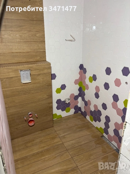 Полагане на плочки фаянс теракот гранитогрес мрамор, снимка 1