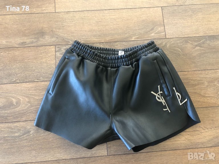 Ysl дамски кожени панталонки , снимка 1