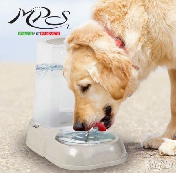 Комбиниран диспенсер за храна и вода, подходящ за кучета и котки - 1бр, снимка 1