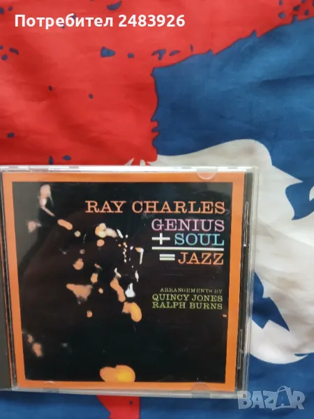 Ray Charles – Genius + Soul = Jazz CD, Album, снимка 1