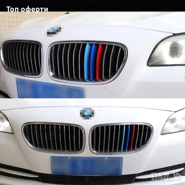 Декорация за решетка съвместима с BMW F10 (2011-2013), снимка 1