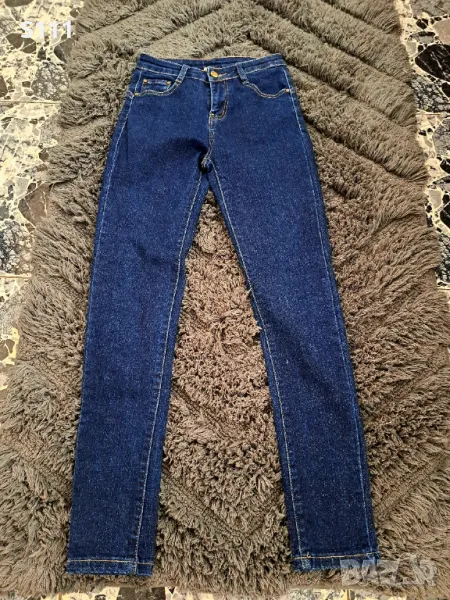 Нови дамски дънки слим, еластични, снимка 1