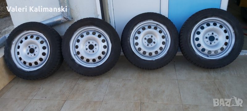 4бр зимни гуми със стоманени джанти за MINI 175/65/15, , снимка 1