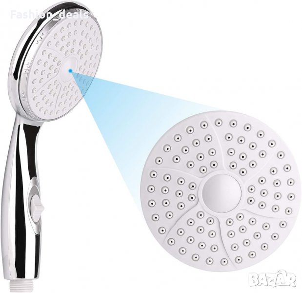 Универсална регулируема Душ глава за високо налягане с маркуч и стойка, снимка 1