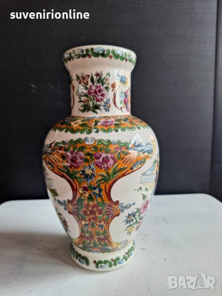 стара ваза китайски порцелан с печат, снимка 1