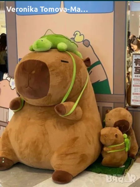 Плюшена капибара различни размери , снимка 1