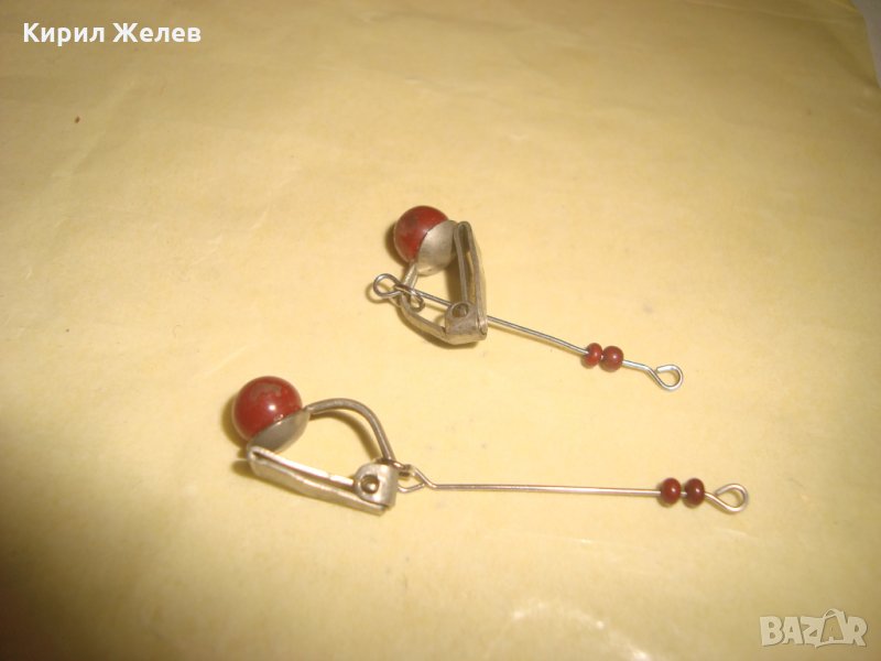 ПОСРЕБРЕНИ СТАРИННИ КЛИПС ОБЕЦИ 21641, снимка 1